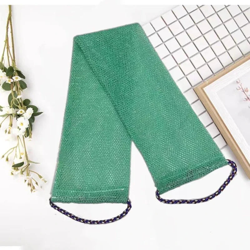 1Pcs African Net Sponge Exfoliating Body Net Scrubbing Wash Washcloth Bathing Sponge Shower Cleaning Tools