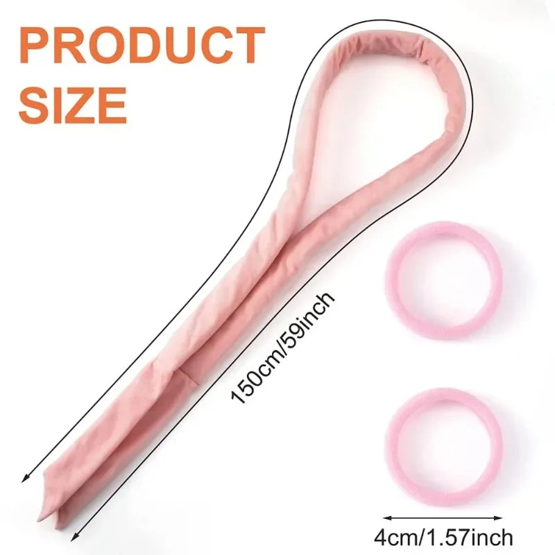 Heatless Curling Rod Headband Satin Bonnet Soft Hair Curler No Heat Hair Rollers Curlers Lazy Curls Sleeping Cap Styling Tools