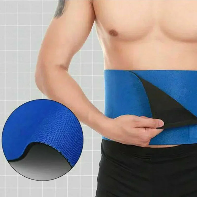 1PC Neoprene Waist Trimmer Sweat Fat Cellulite  Body Leg Slimming Shaper Exercise Wrap Belt Body Slimming Belt Waist Support