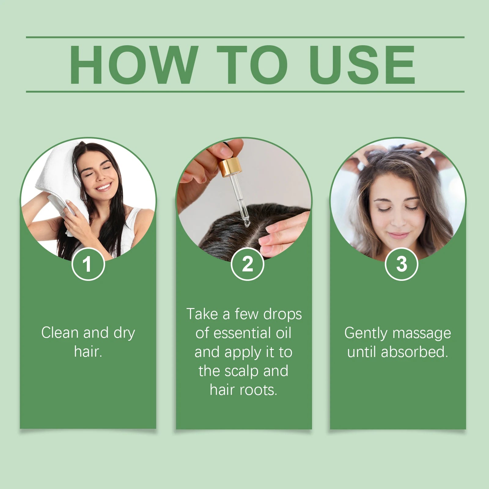 Rosemary Serum For Hair Growth Anti Loss Strengthening Smooth Hair Thicken Scalp Nourishing Repair Hair Regrowth Essential Oil