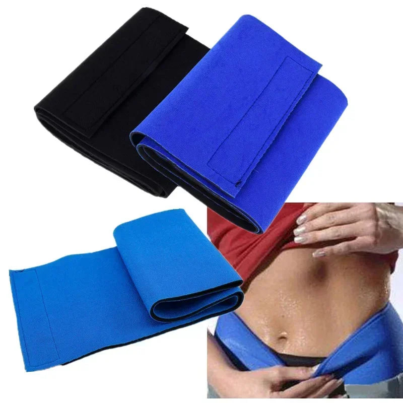 1PC Neoprene Waist Trimmer Sweat Fat Cellulite  Body Leg Slimming Shaper Exercise Wrap Belt Body Slimming Belt Waist Support