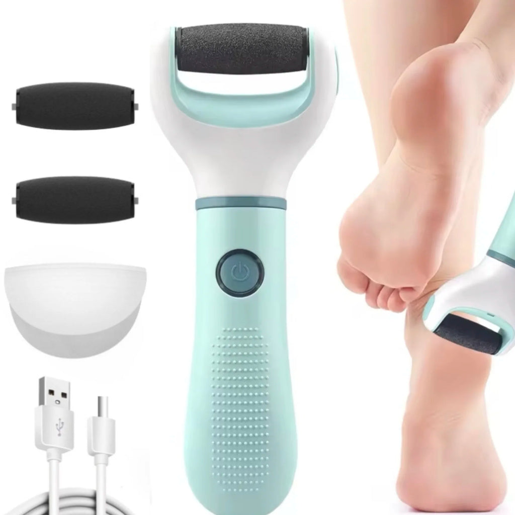 Electric Foot Callus Remover Kit, Rechargeable Waterproof Foot Scrubber File, Professional Pedicure Tools kit Feet Care for Dead