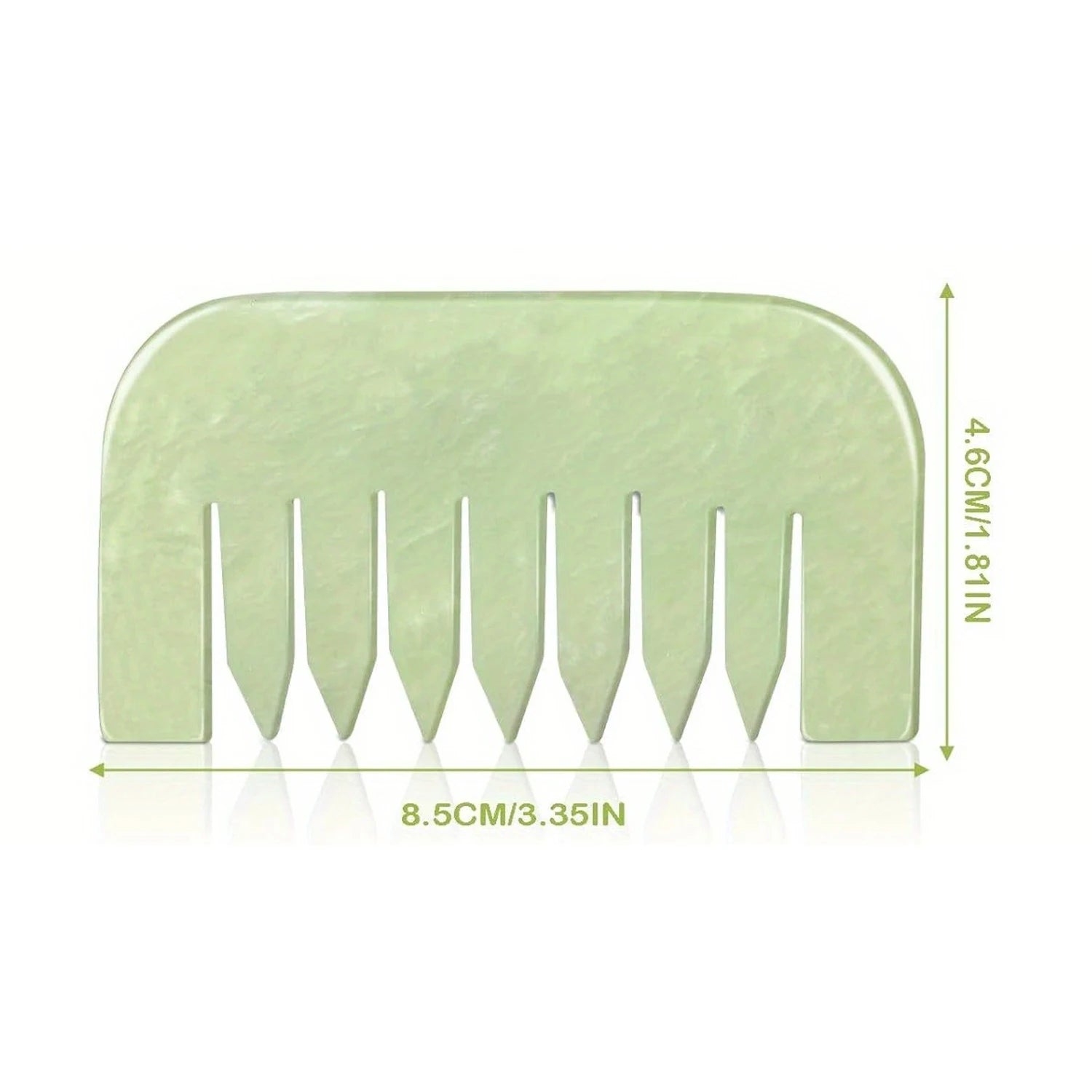 Jade Eye Face Mask Massager Cooling Sleep Eye Facial Mask & Comb Guasha Scraping Scalp Comb Facial Massage Tool SPA Beauty Tool