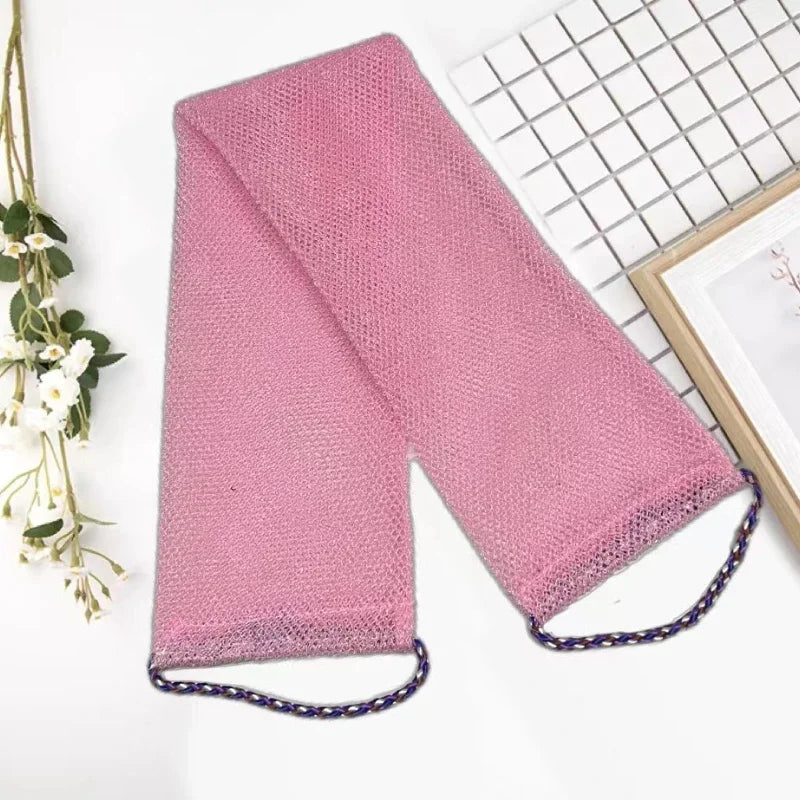 1Pcs African Net Sponge Exfoliating Body Net Scrubbing Wash Washcloth Bathing Sponge Shower Cleaning Tools