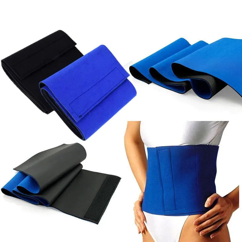 1PC Neoprene Waist Trimmer Sweat Fat Cellulite  Body Leg Slimming Shaper Exercise Wrap Belt Body Slimming Belt Waist Support