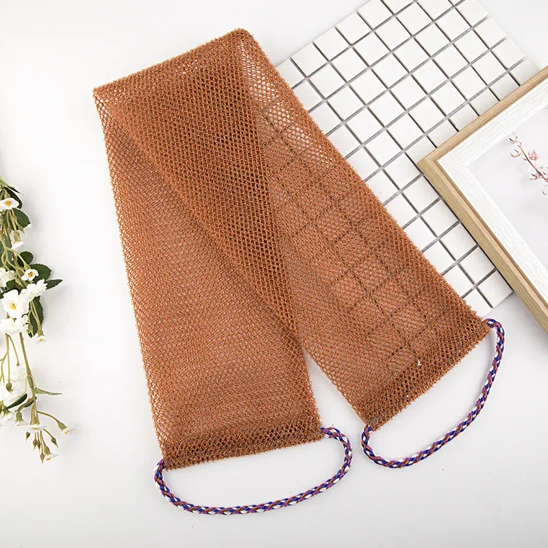 1Pcs African Net Sponge Exfoliating Body Net Scrubbing Wash Washcloth Bathing Sponge Shower Cleaning Tools