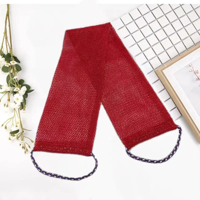 1Pcs African Net Sponge Exfoliating Body Net Scrubbing Wash Washcloth Bathing Sponge Shower Cleaning Tools