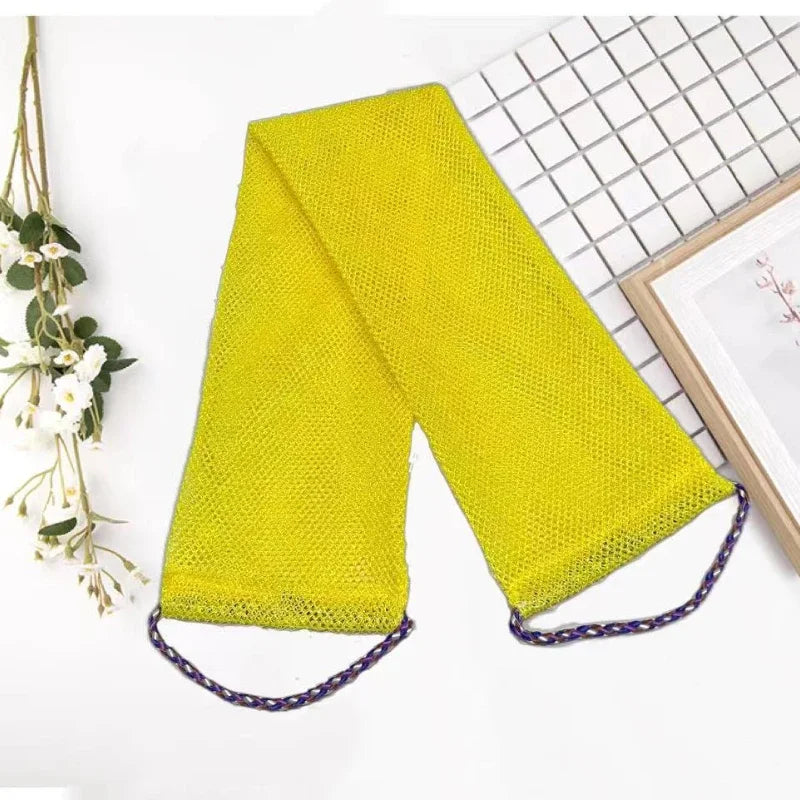 1Pcs African Net Sponge Exfoliating Body Net Scrubbing Wash Washcloth Bathing Sponge Shower Cleaning Tools