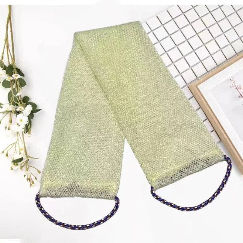 1Pcs African Net Sponge Exfoliating Body Net Scrubbing Wash Washcloth Bathing Sponge Shower Cleaning Tools